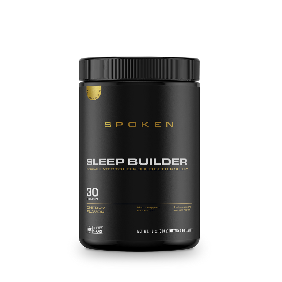 Spoken Sleep Builder 18oz - Cherry – THE MUSCLE DOC