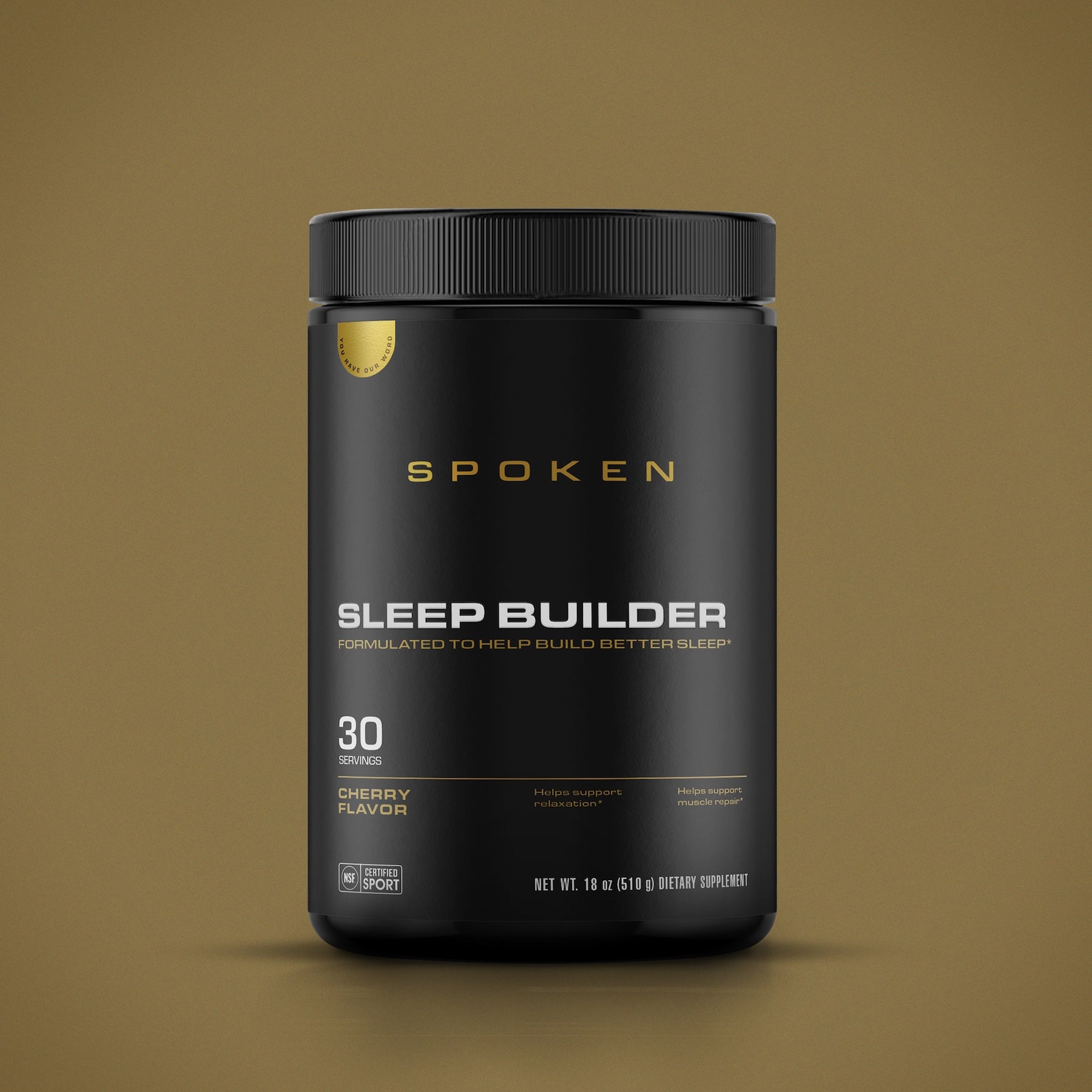 Spoken Sleep Builder 18oz - Cherry – THE MUSCLE DOC