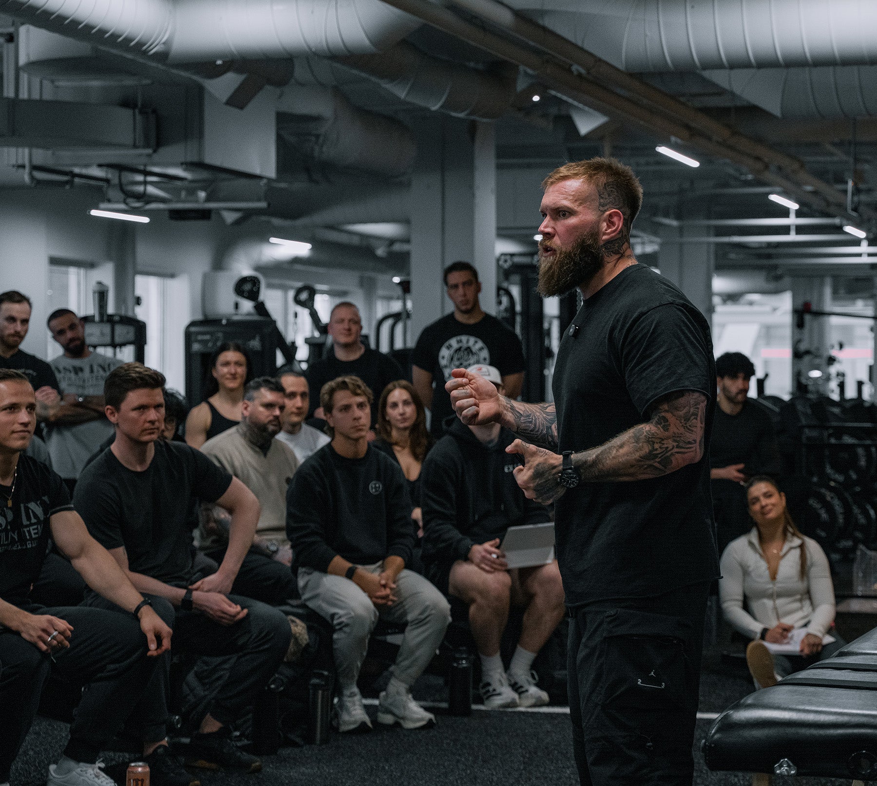 A Pre-Script instructor teaching an in-person training session